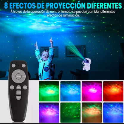 Galactic Light® - Proyector Astronauta de Nebulosa