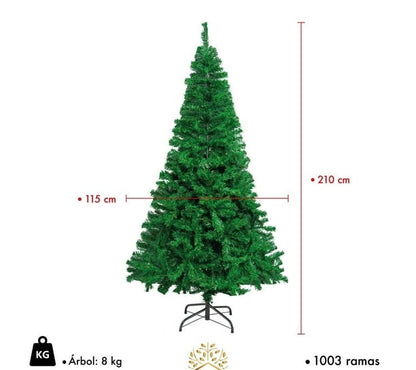 ARBOL DE NAVIDAD - 2.10 METROS