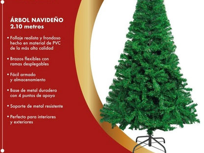 ARBOL DE NAVIDAD - 2.10 METROS