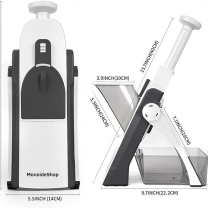 RapidoCort® - Rallador de Vegetales Plegable con 4 Tipos de Rallado - TE REGALAMOS UN LIBRO DE RECETAS