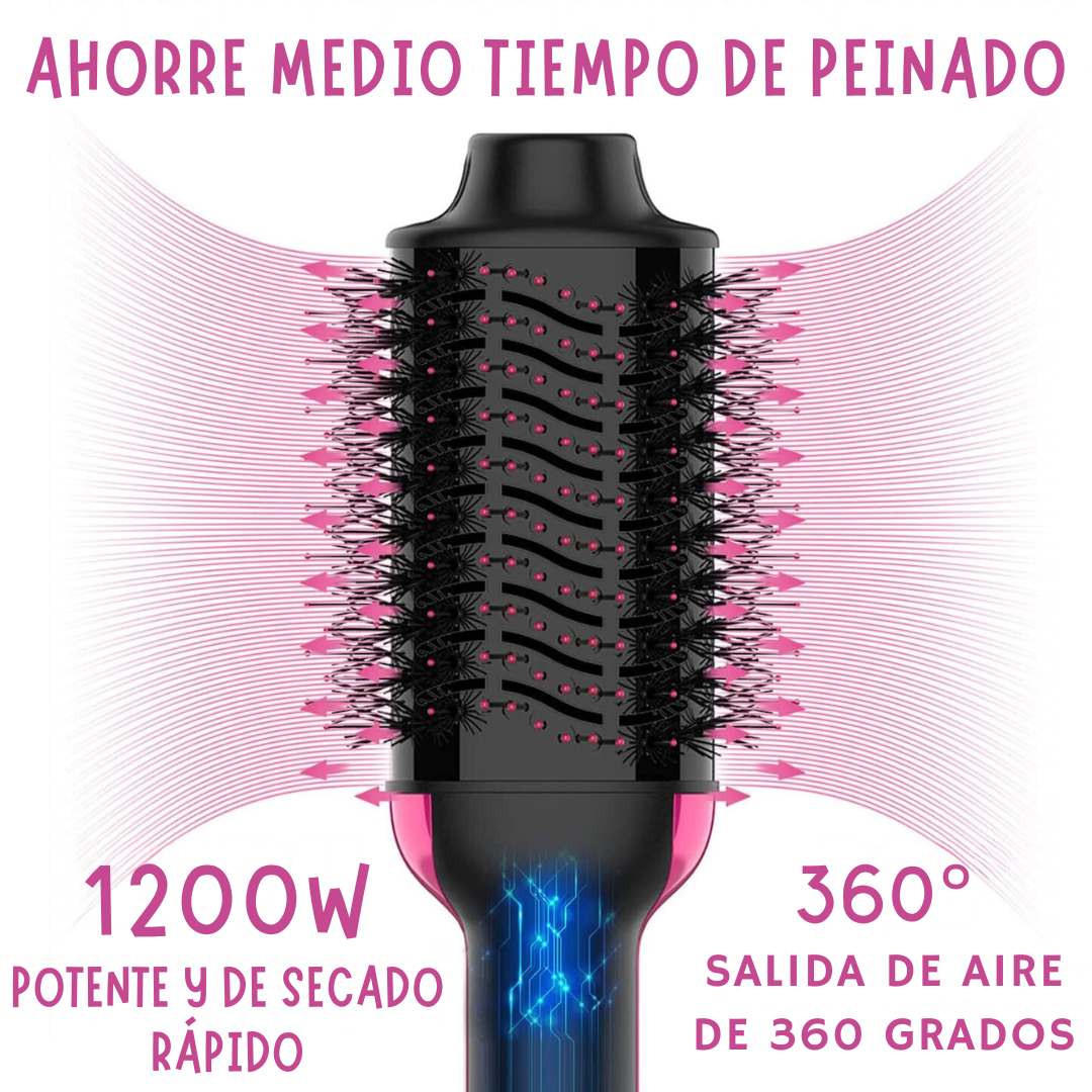 OneStep® - Cepillo para cabello 4 en 1 Peina, Seca, Encrespa y Alisa