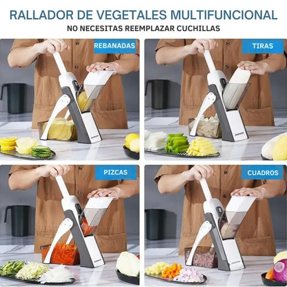 RapidoCort® - Rallador de Vegetales Plegable con 4 Tipos de Rallado - TE REGALAMOS UN LIBRO DE RECETAS