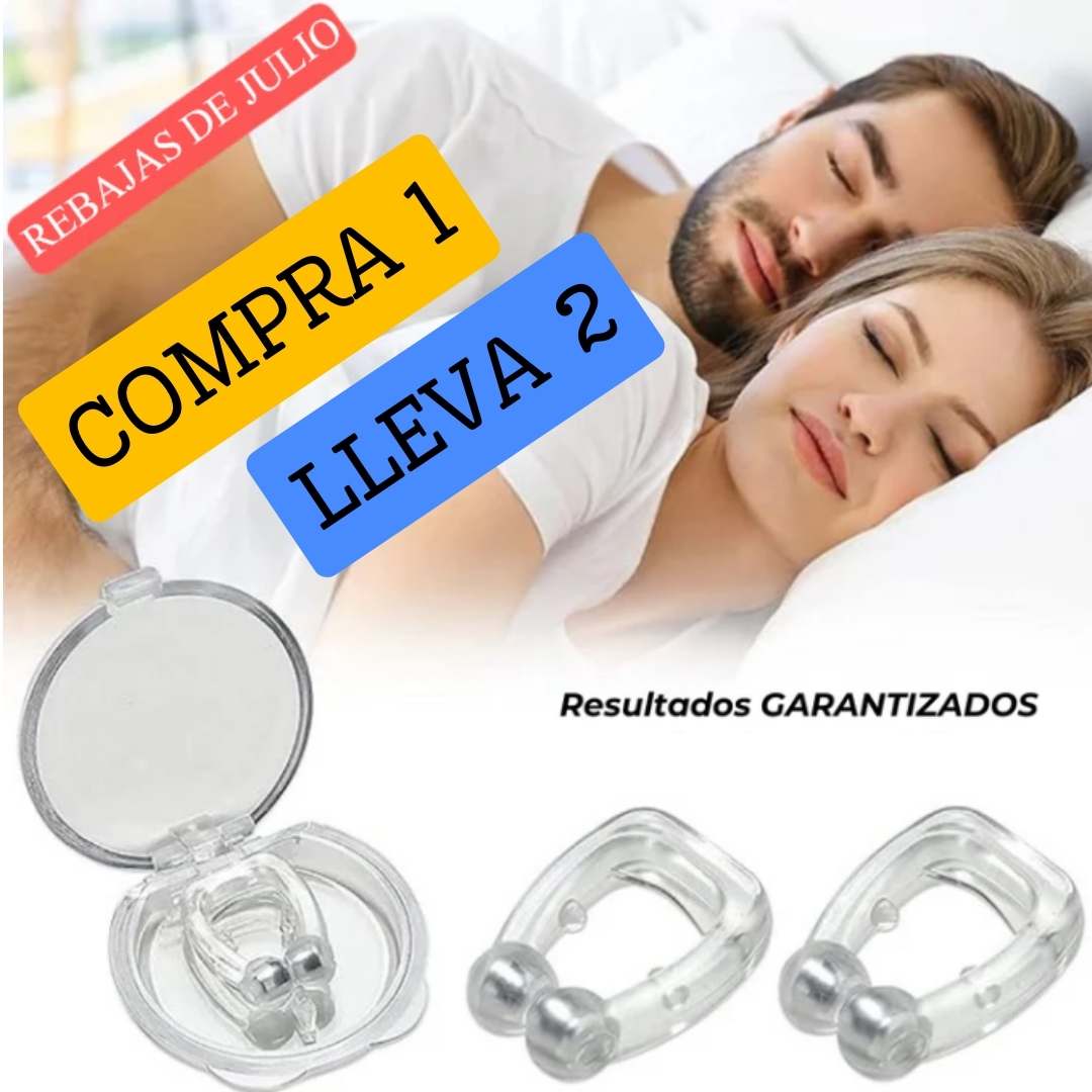 ¡2X1 PROMOCIÓN! SilentSleep® - Clip Nasal Anti Ronquidos