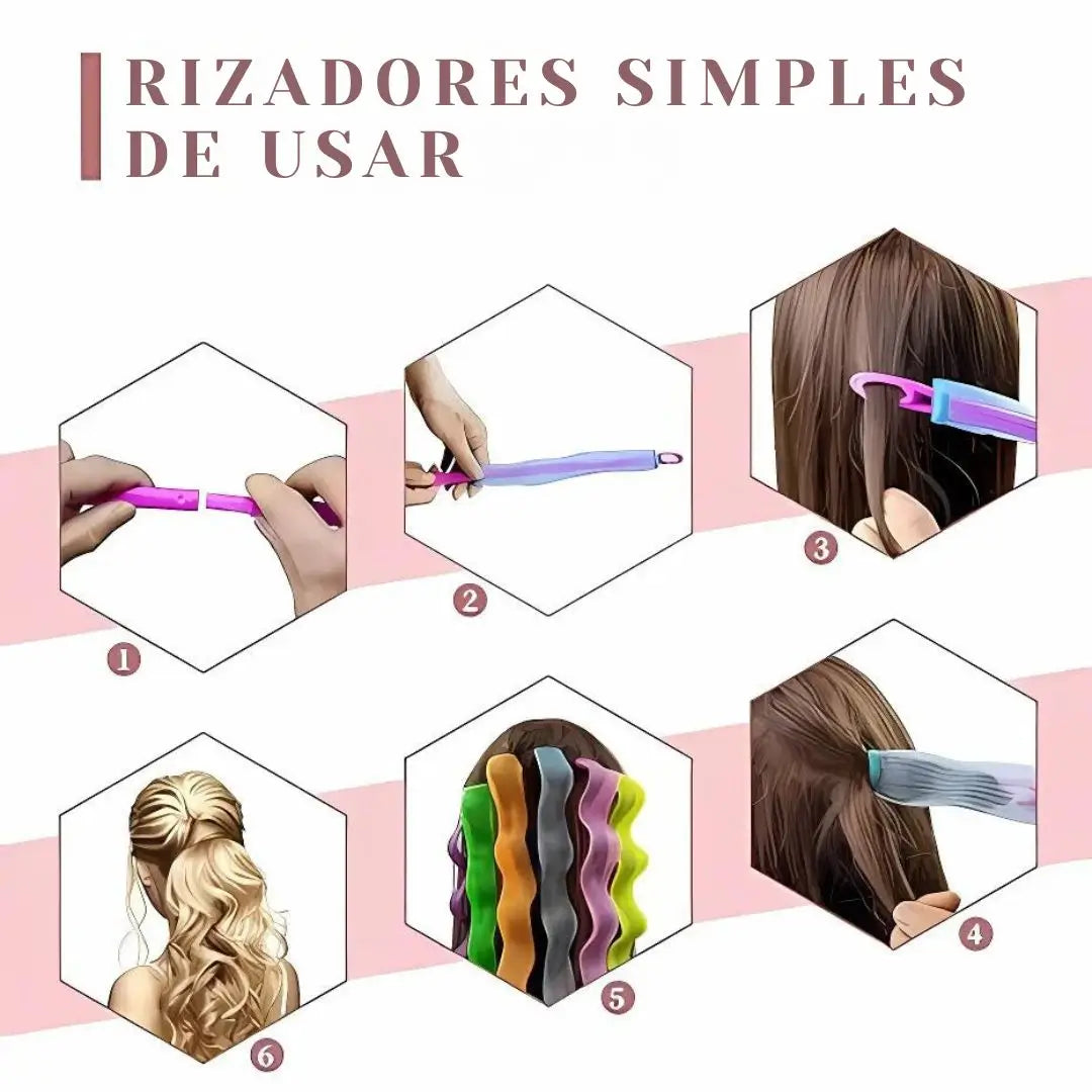 Roller Magic® - 18 Rizadores de Cabello sin Calor