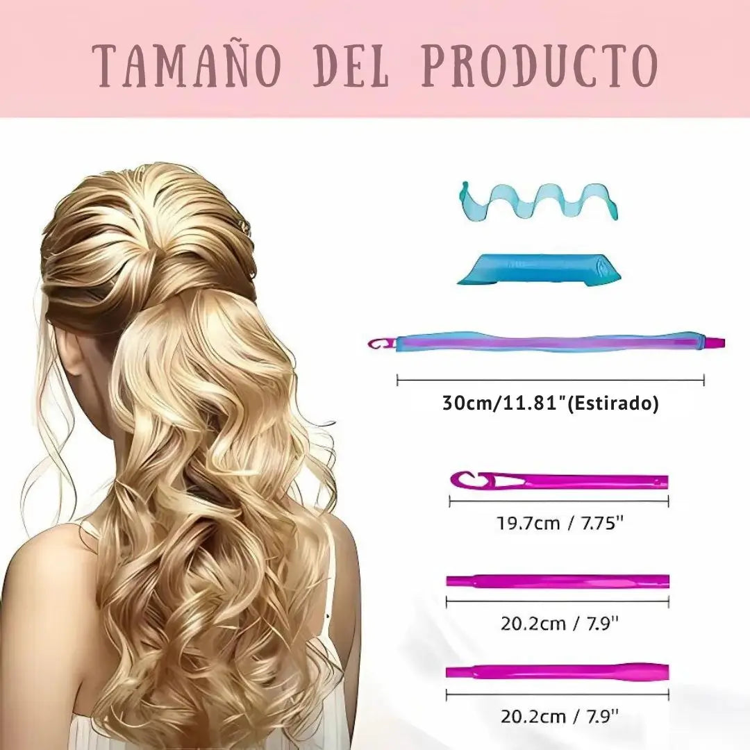 Roller Magic® - 18 Rizadores de Cabello sin Calor