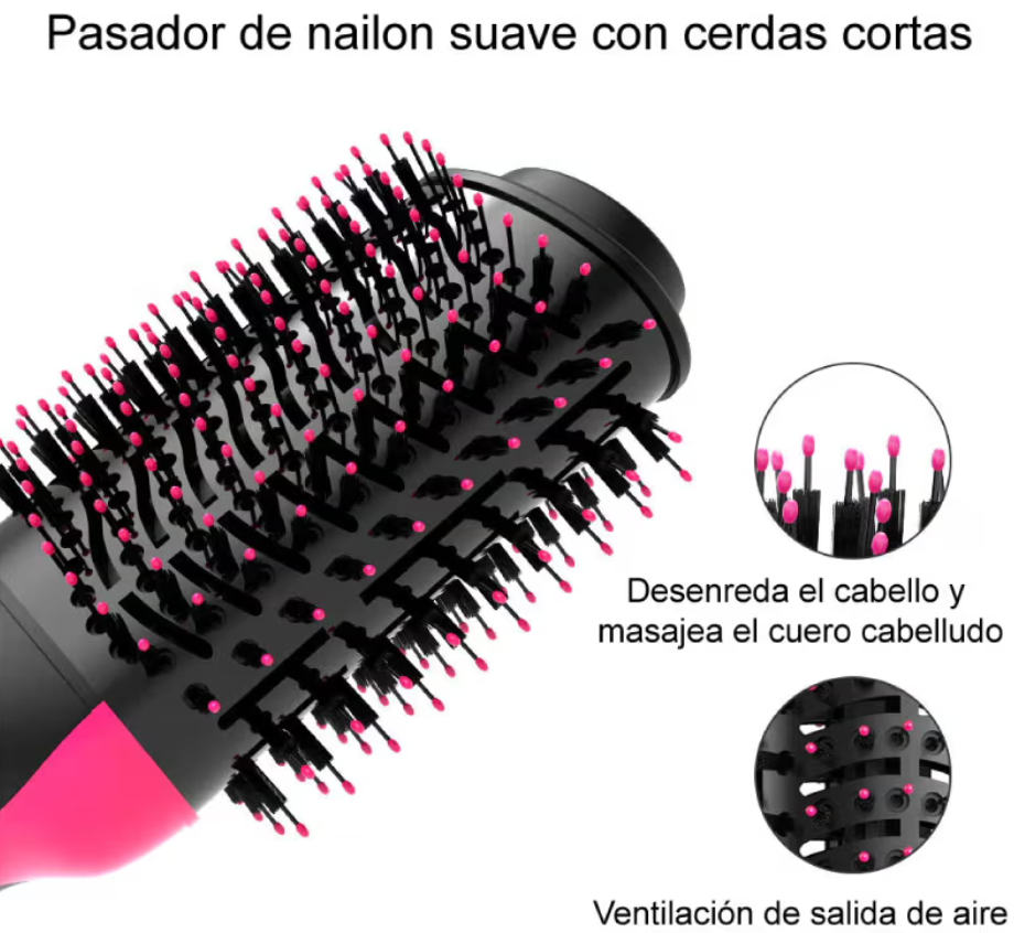 OneStep® - Cepillo para cabello 4 en 1 Peina, Seca, Encrespa y Alisa