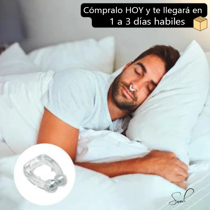 ¡2X1 PROMOCIÓN! SilentSleep® - Clip Nasal Anti Ronquidos